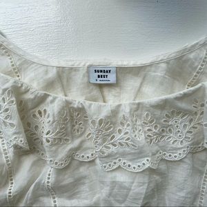 White Sunday Best Top